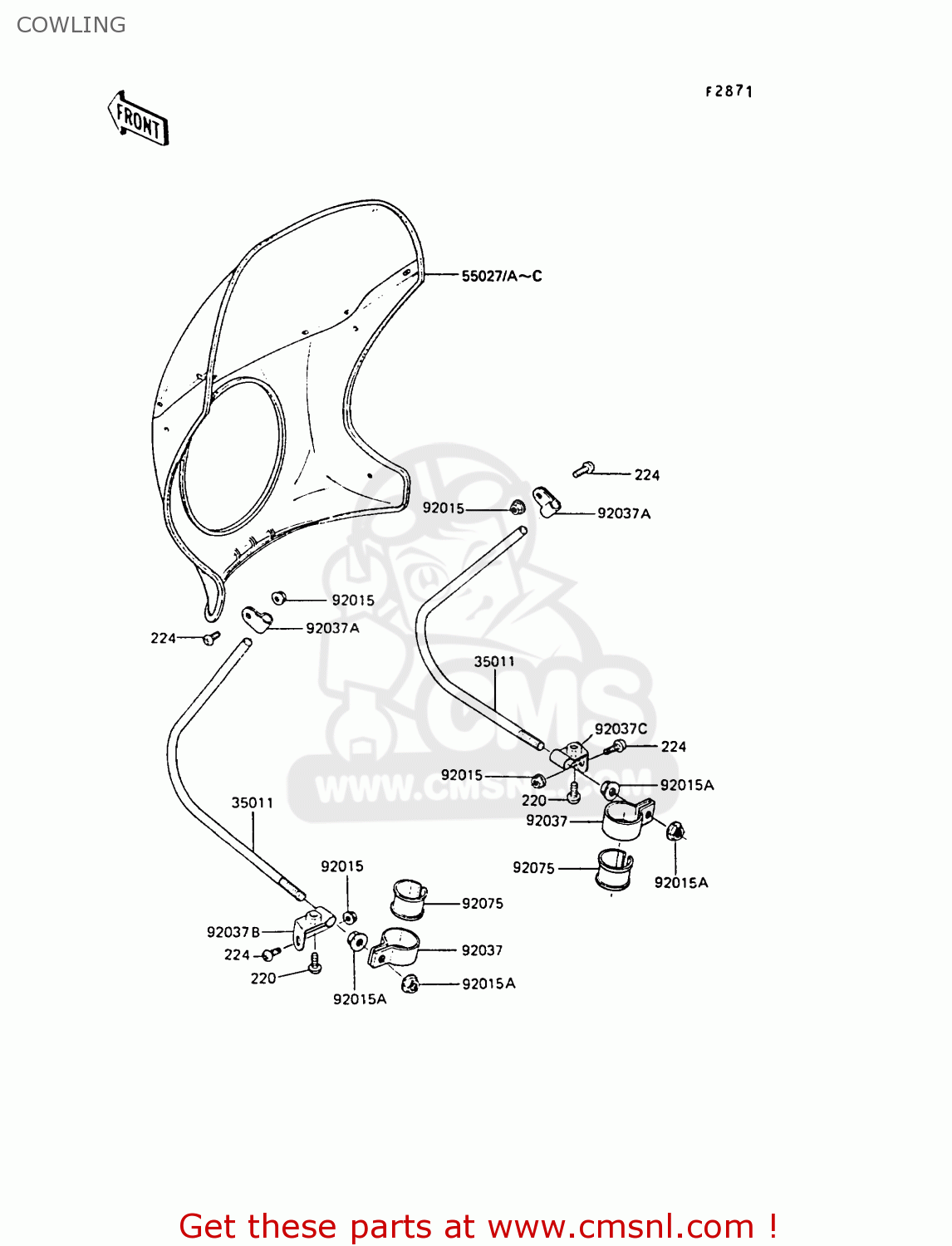 COWLING AR50C8 1990 EUROPE UK NL GR SA