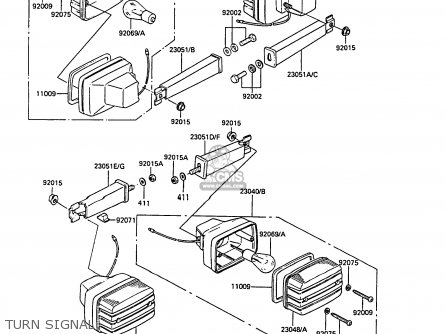 TURN SIGNAL - AR50C8 1990 EUROPE UK NL GR SA