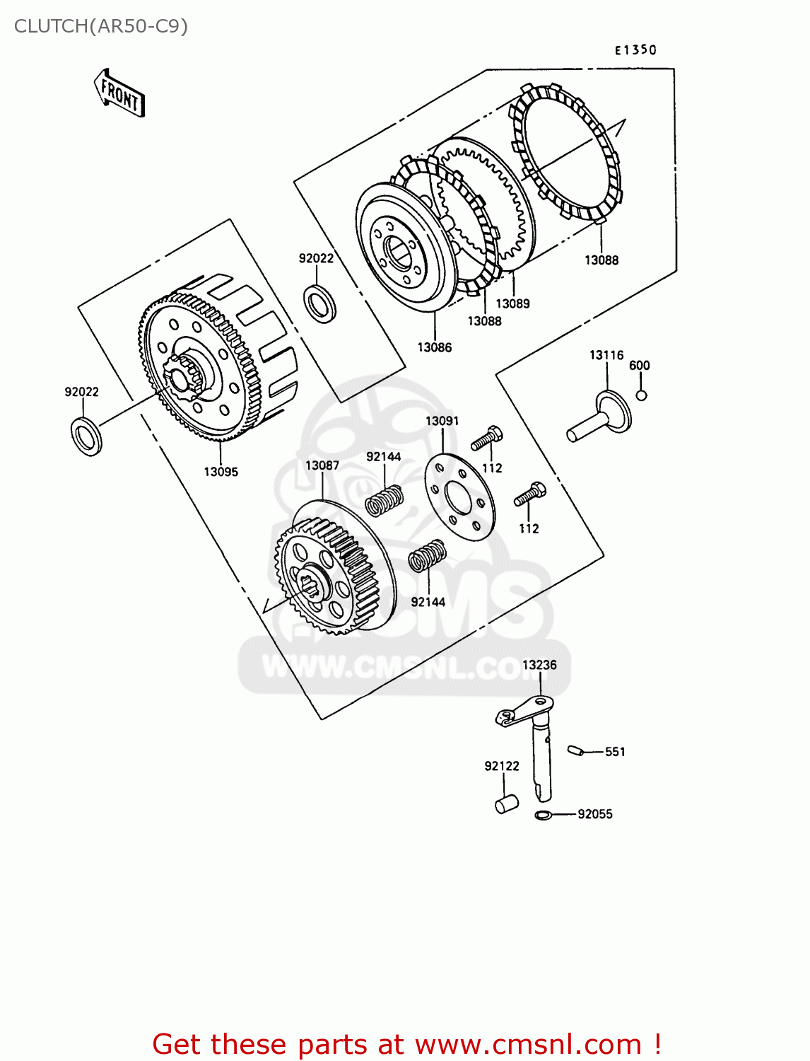 CLUTCH(AR50-C9) AR50C9 1991 EUROPE UK NL GR