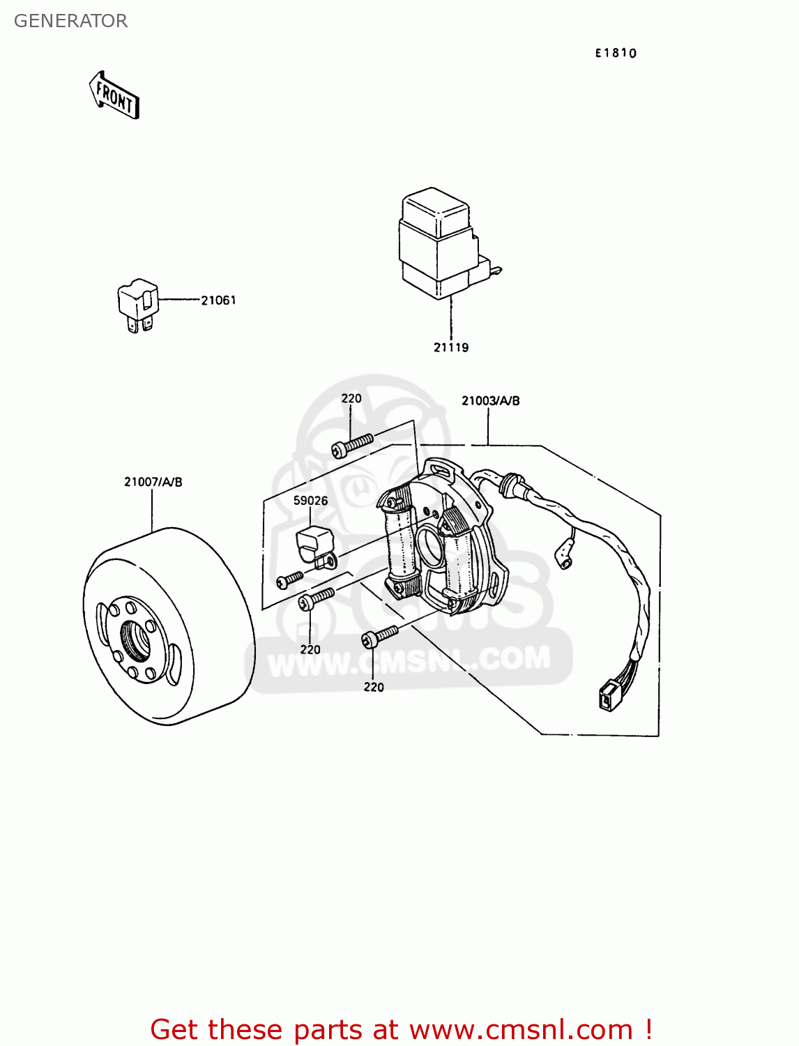 GENERATOR AR50C9 1991 EUROPE UK NL GR