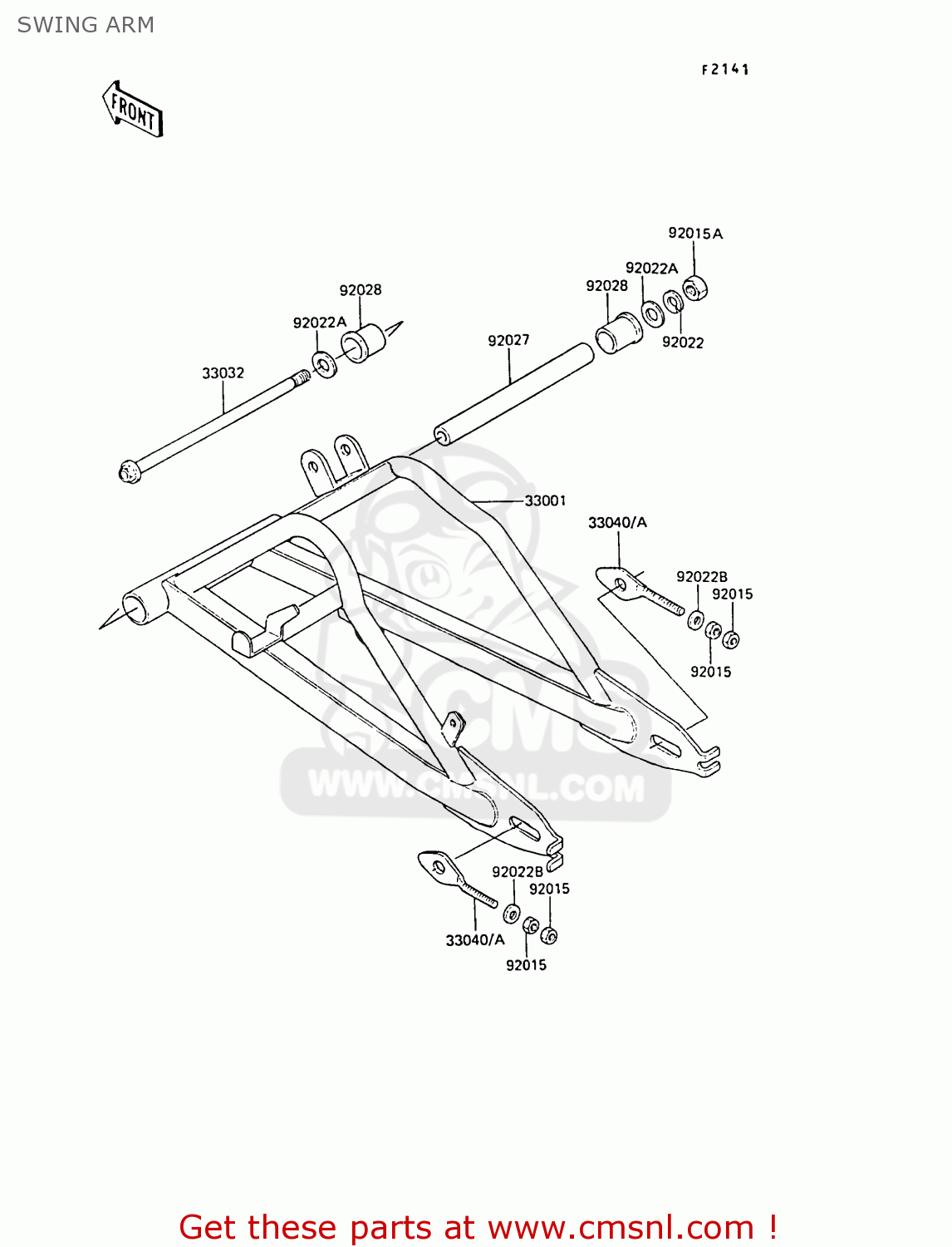 SWING ARM AR50C9 1991 EUROPE UK NL GR
