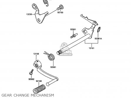 GEAR CHANGE MECHANISM - AR50C9 1991 EUROPE UK NL GR