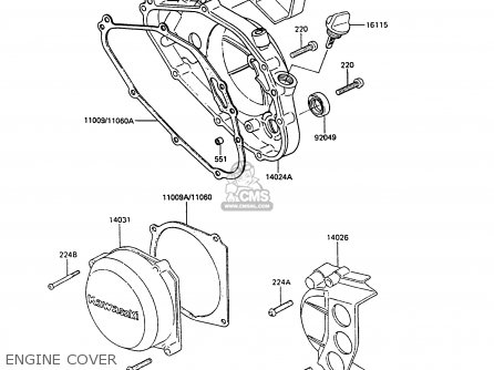ENGINE COVER - AR50C9 1991 EUROPE UK NL GR