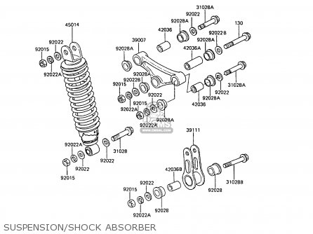 SUSPENSION/SHOCK ABSORBER - AR50C9 1991 EUROPE UK NL GR