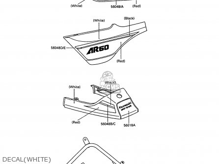 DECAL(WHITE) - AR50C9 1991 EUROPE UK NL GR