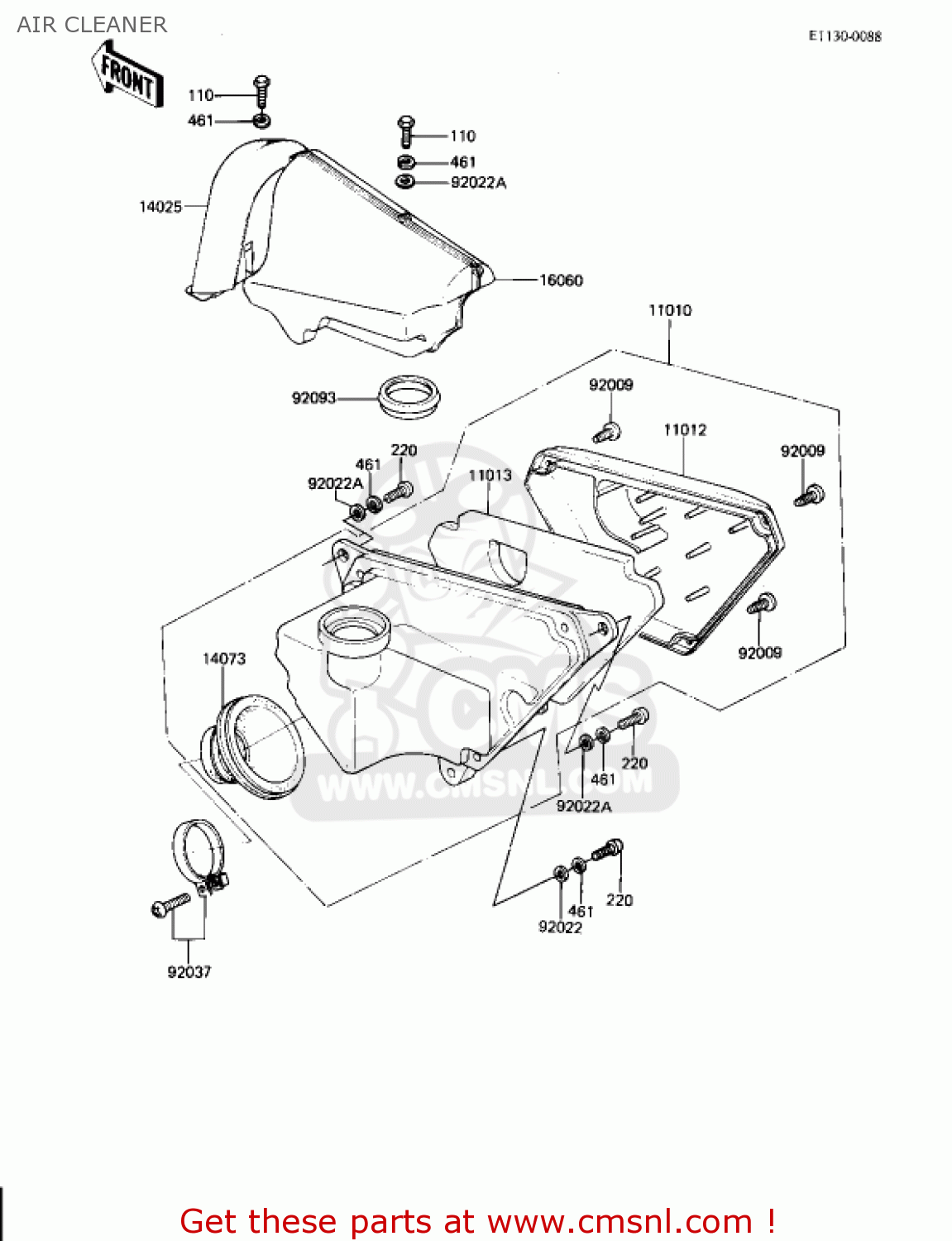 AIR CLEANER AR80A1 1982 USA