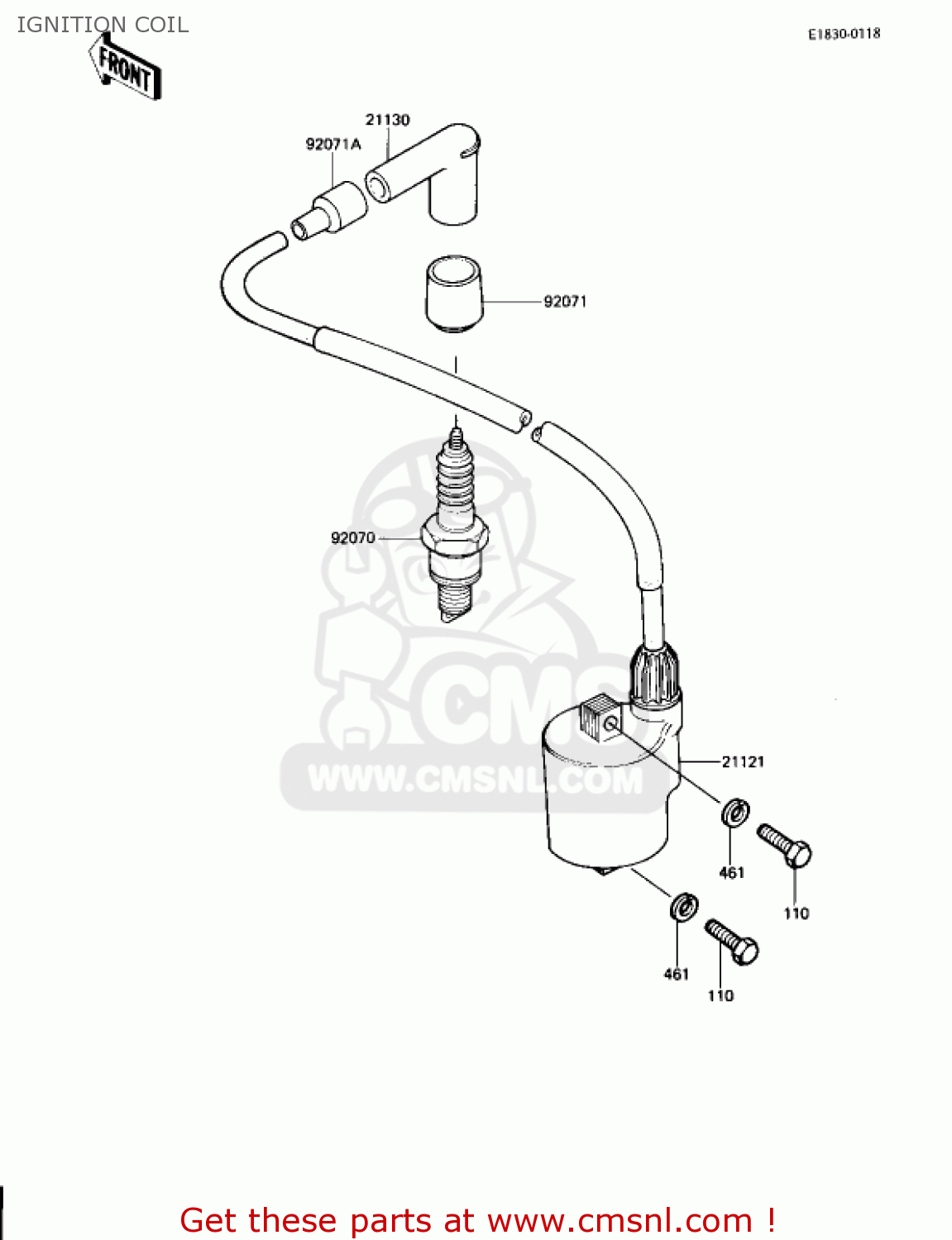 IGNITION COIL AR80A1 1982 USA