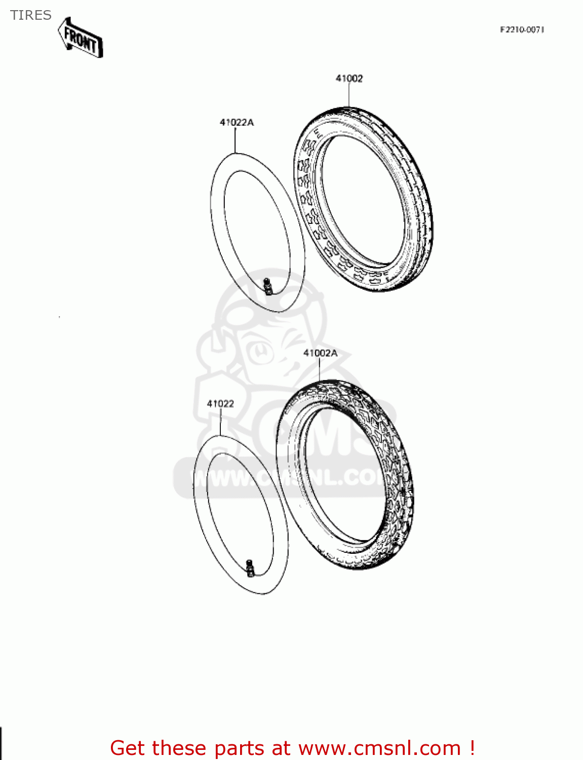 TIRES AR80A1 1982 USA