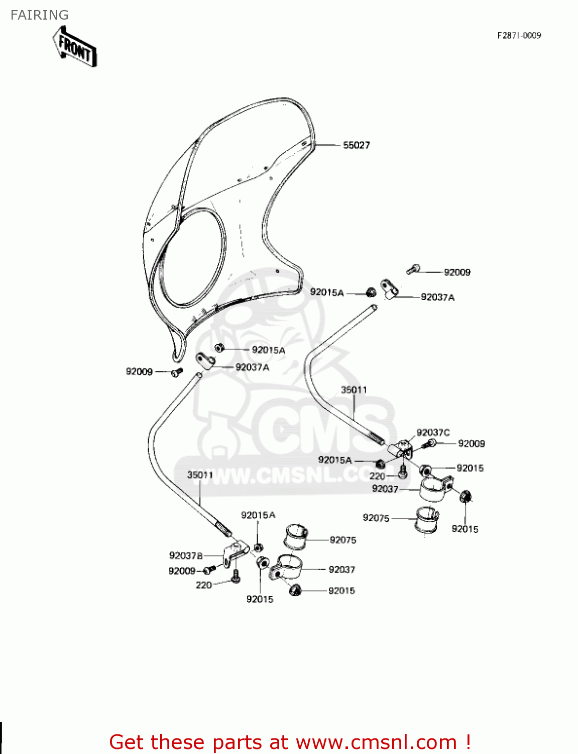 FAIRING AR80A1 1982 USA