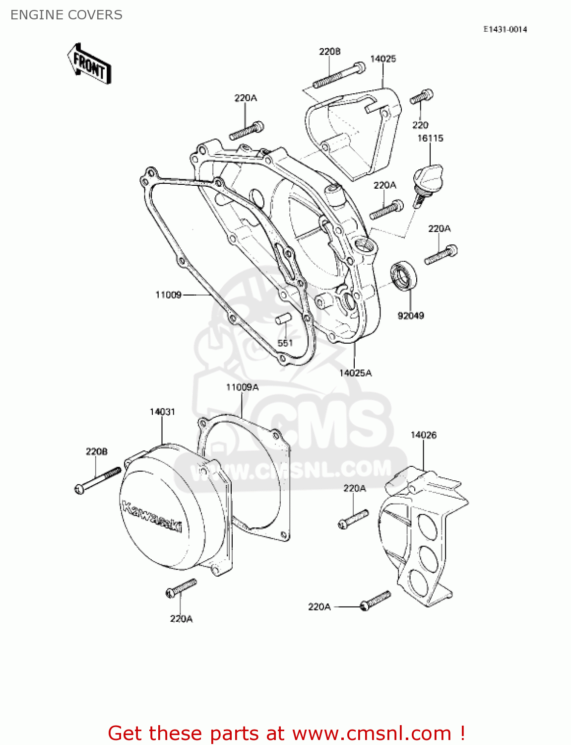 ENGINE COVERS AR80A1 1982 USA