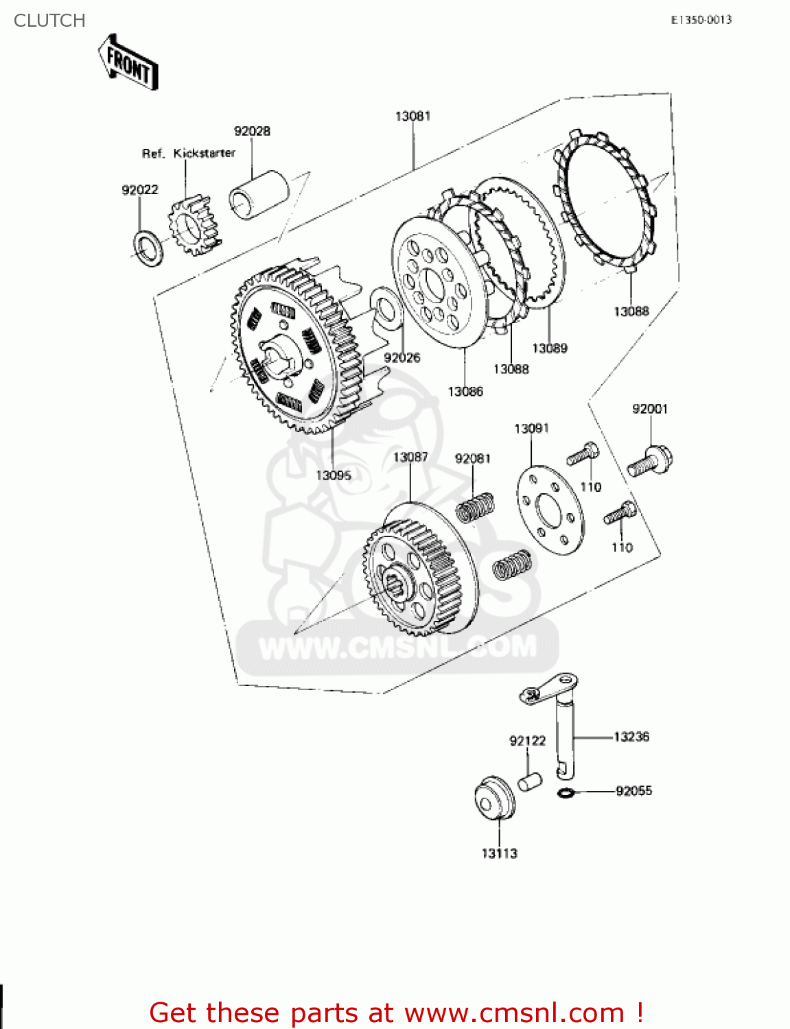 CLUTCH AR80A1 1982 USA