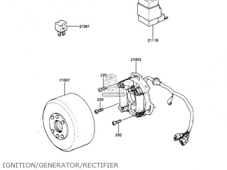 IGNITION/GENERATOR/RECTIFIER - AR80A1 1982 USA