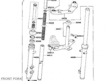 FRONT FORK - AR80A1 1982 USA