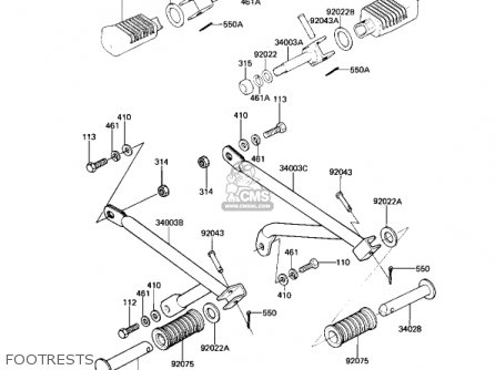 FOOTRESTS - AR80A1 1982 USA