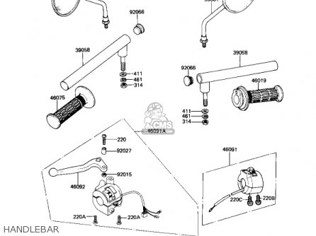 HANDLEBAR - AR80A1 1982 USA