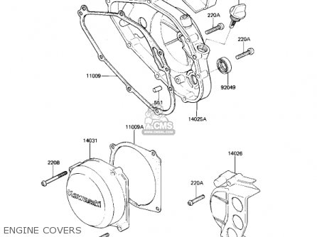 ENGINE COVERS - AR80A1 1982 USA