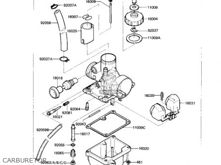CARBURETOR - AR80A1 1982 USA