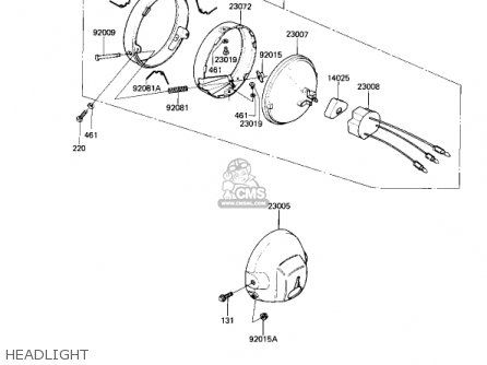 HEADLIGHT - AR80A1 1982 USA