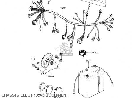 CHASSIS ELECTRICAL EQUIPMENT - AR80A1 1982 USA