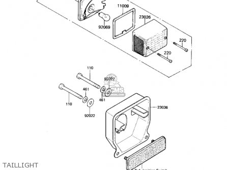TAILLIGHT - AR80A1 1982 USA