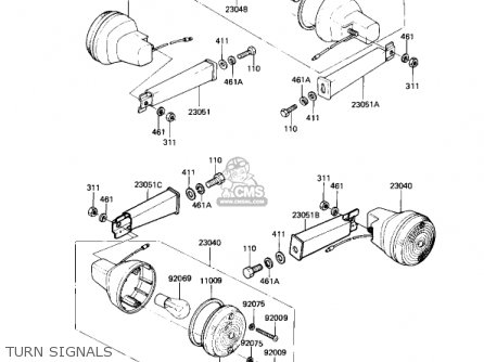 TURN SIGNALS - AR80A1 1982 USA