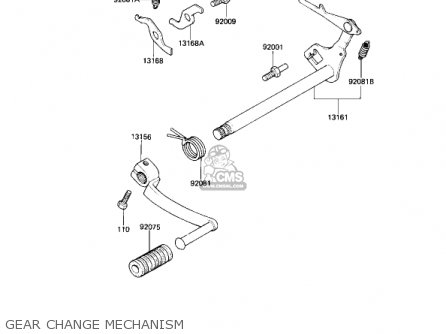GEAR CHANGE MECHANISM - AR80A1 1982 USA