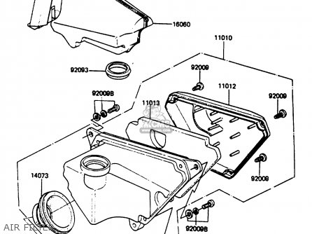 AIR FILTER - AR80C2 1984 USA / MPH