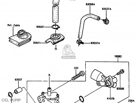 OIL PUMP - AR80C2 1984 USA / MPH