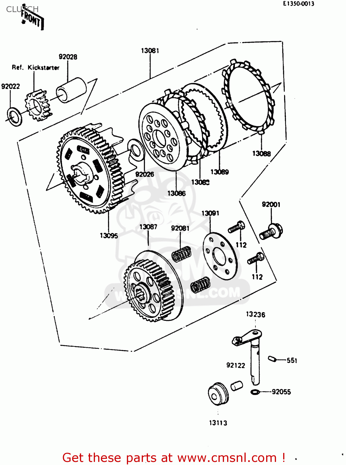 CLUTCH AR80C3 1985 USA / MPH