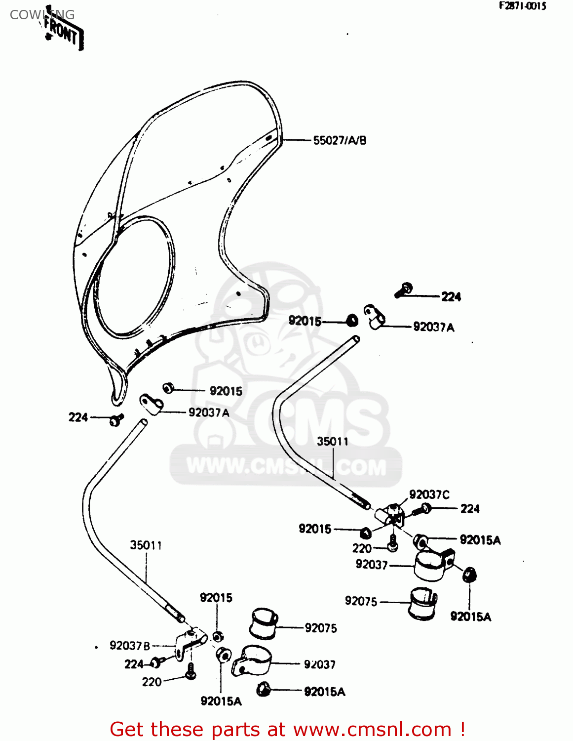 COWLING AR80C4 1986 USA / MPH