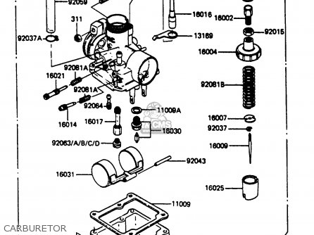 CARBURETOR - AR80C4 1986 USA / MPH