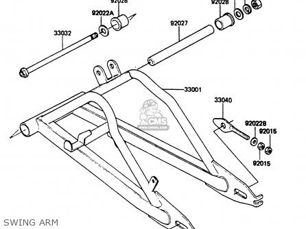 SWING ARM - AR80C4 1986 USA / MPH