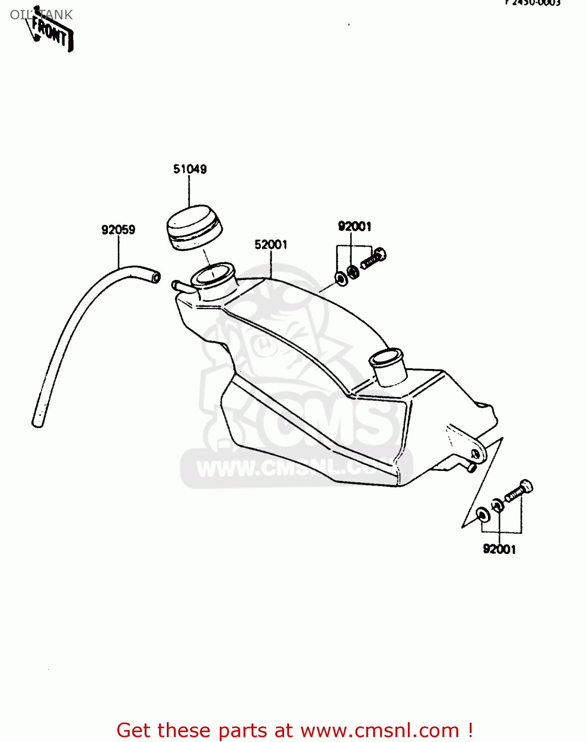 OIL TANK AR80C5 1987 USA / MPH