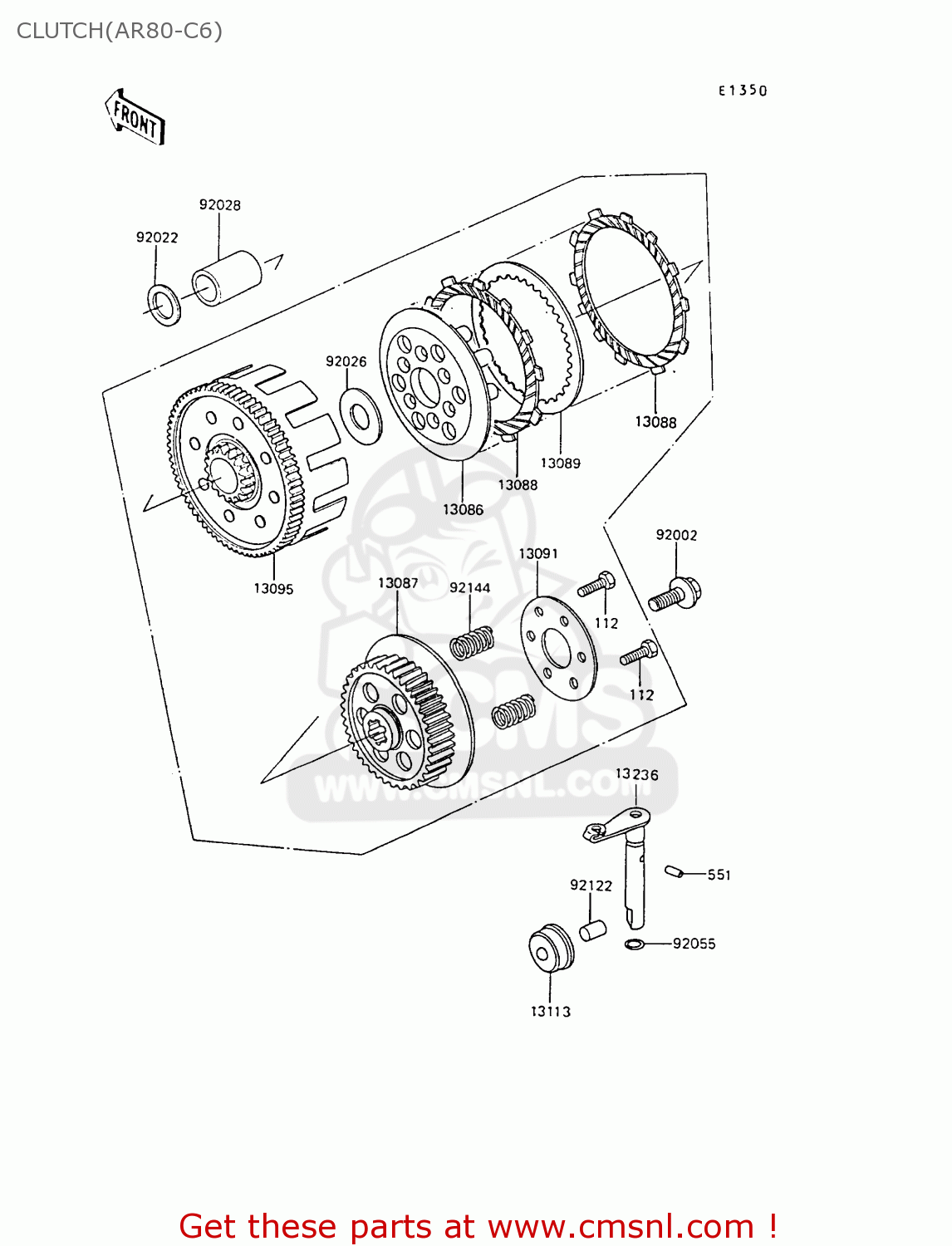 CLUTCH(AR80-C6) AR80C6 1988 UNITED KINGDOM