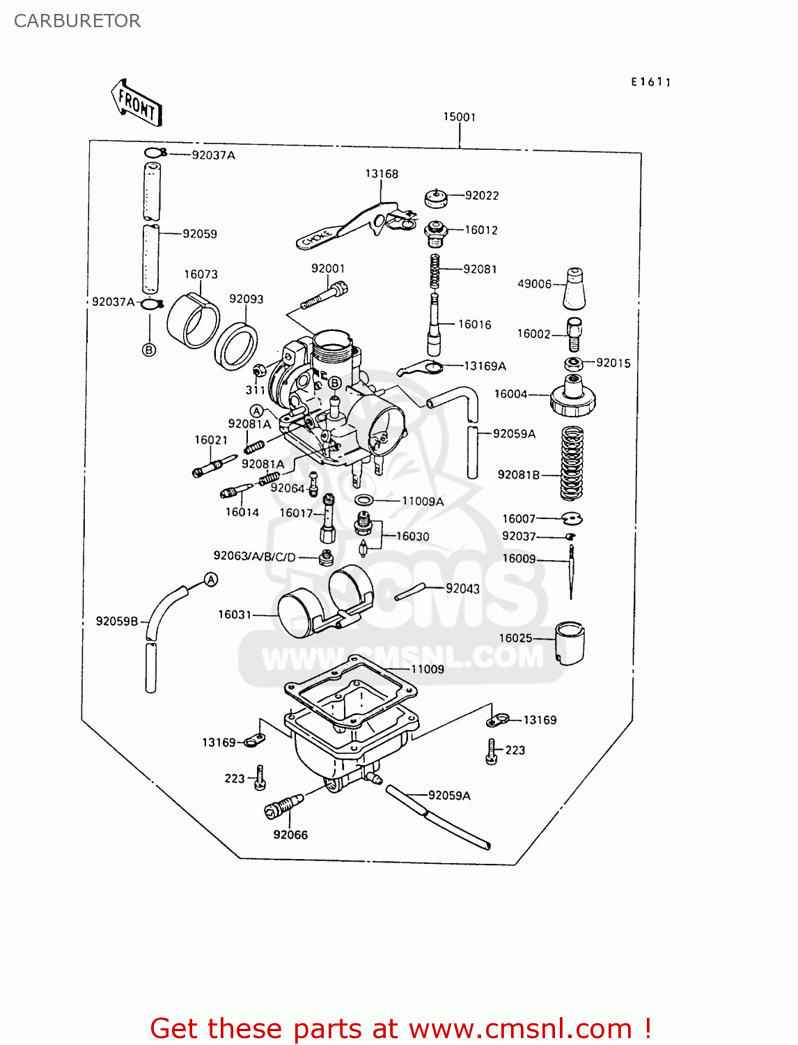 CARBURETOR AR80C6 1988 UNITED KINGDOM
