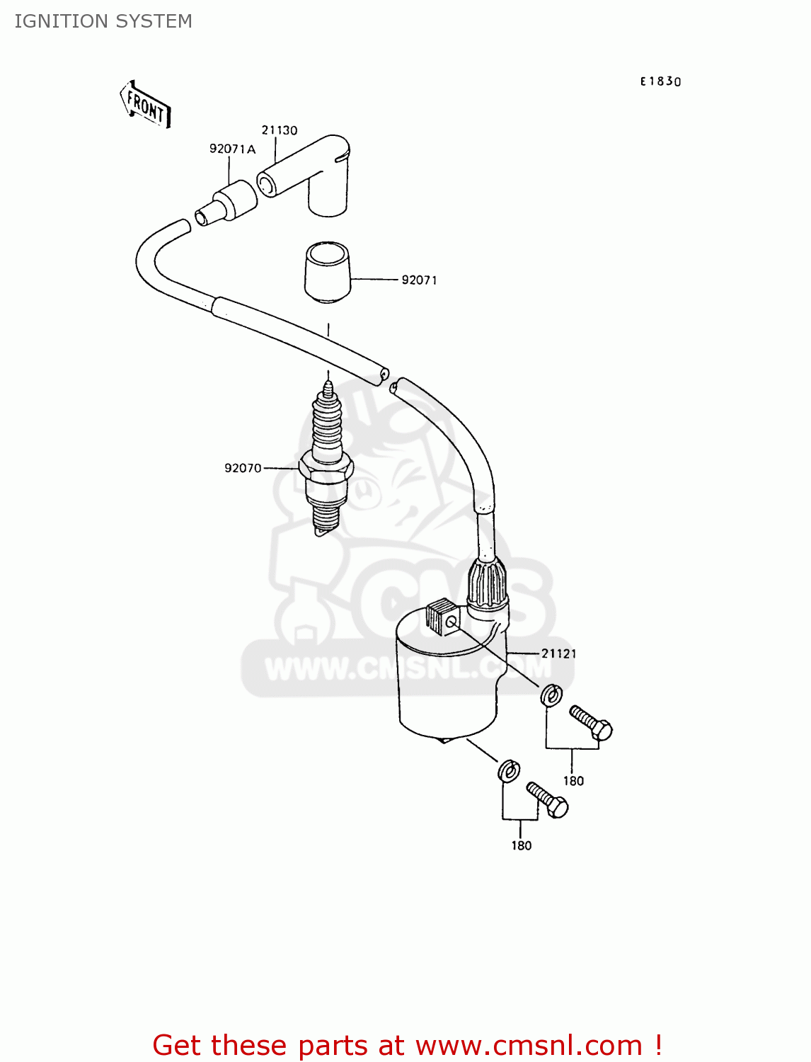 IGNITION SYSTEM AR80C6 1988 UNITED KINGDOM