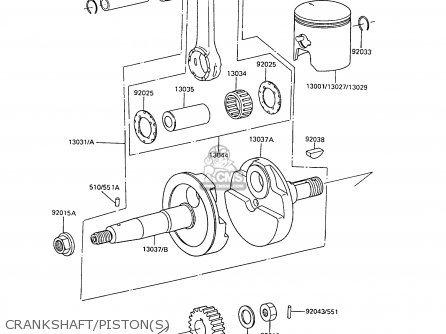CRANKSHAFT/PISTON(S) - AR80C6 1988 UNITED KINGDOM