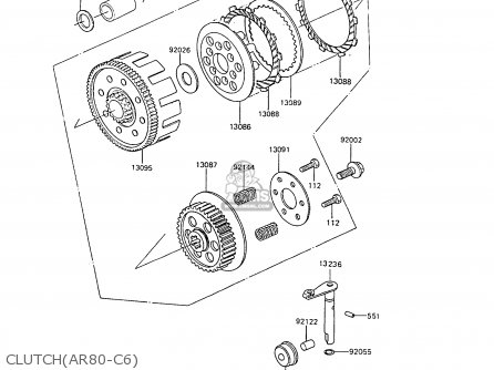 CLUTCH(AR80-C6) - AR80C6 1988 UNITED KINGDOM