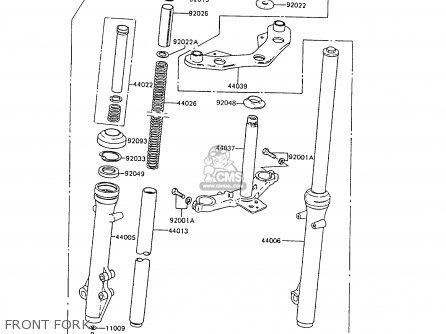 FRONT FORK - AR80C6 1988 UNITED KINGDOM
