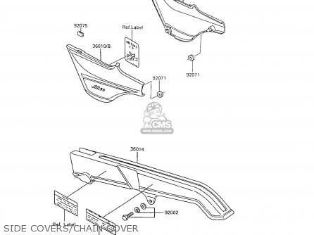 SIDE COVERS/CHAIN COVER - AR80C6 1988 UNITED KINGDOM