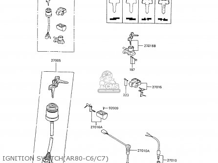 IGNITION SWITCH(AR80-C6/C7) - AR80C6 1988 UNITED KINGDOM