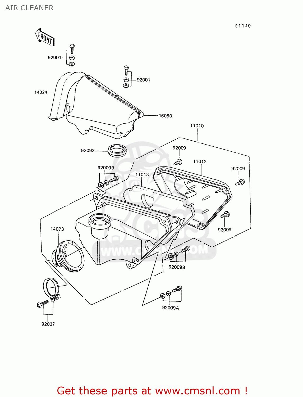 AIR CLEANER AR80C7 1989 UNITED KINGDOM