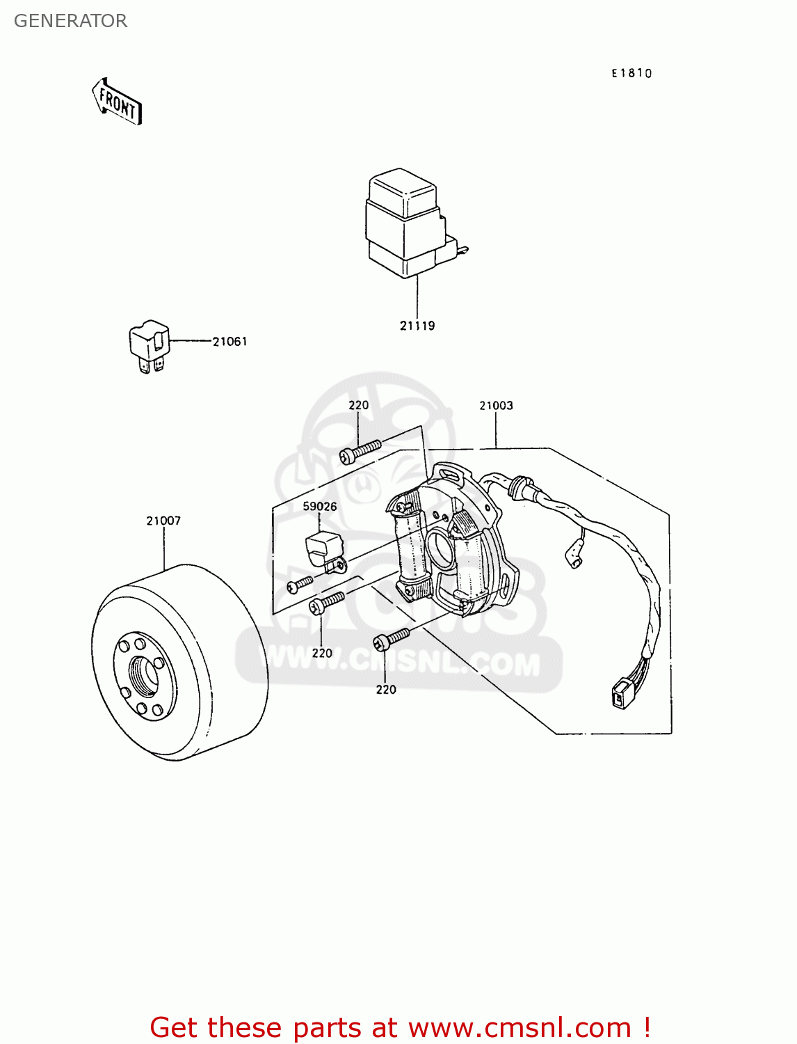 GENERATOR AR80C7 1989 UNITED KINGDOM