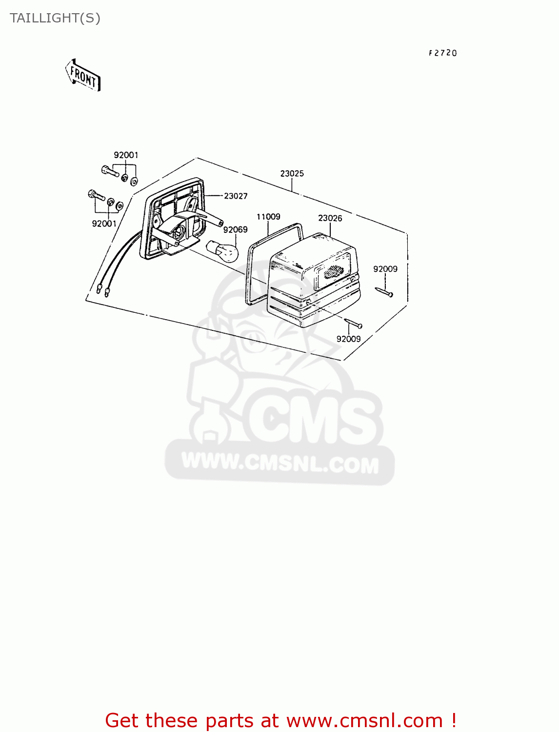TAILLIGHT(S) AR80C7 1989 UNITED KINGDOM