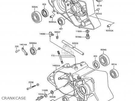 CRANKCASE - AR80C7 1989 UNITED KINGDOM