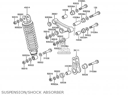 SUSPENSION/SHOCK ABSORBER - AR80C7 1989 UNITED KINGDOM