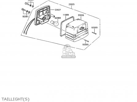 TAILLIGHT(S) - AR80C7 1989 UNITED KINGDOM