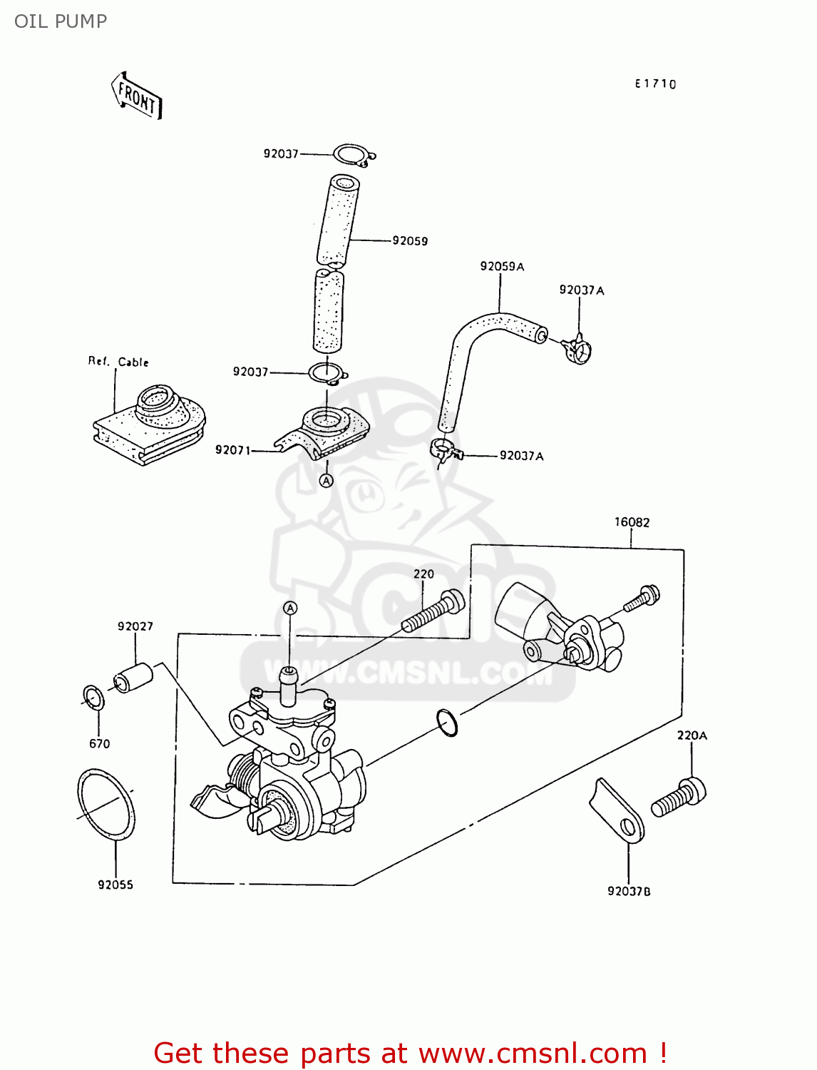 OIL PUMP AR80C8 1990 UNITED KINGDOM