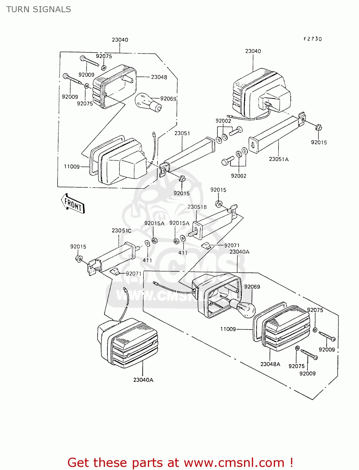 TURN SIGNALS AR80C8 1990 UNITED KINGDOM