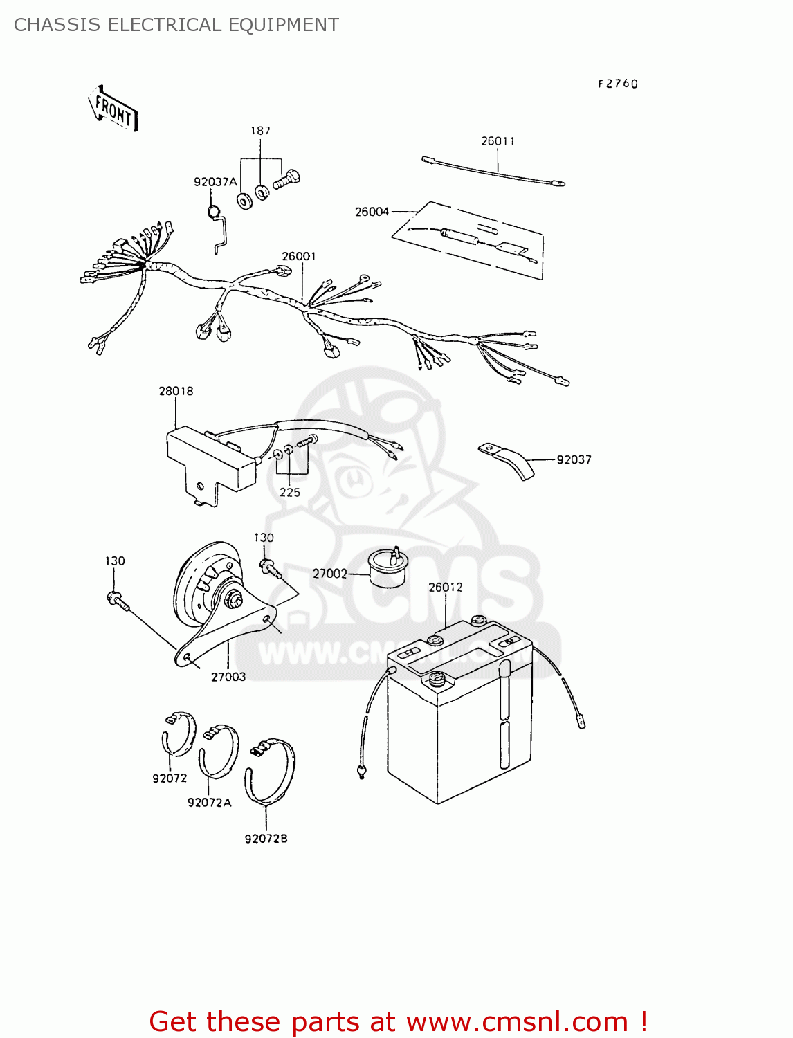CHASSIS ELECTRICAL EQUIPMENT AR80C8 1990 UNITED KINGDOM